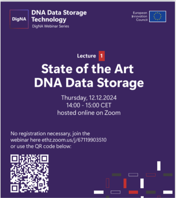 State of the Art DNA Data Storage