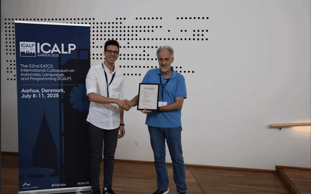 Best paper award ICALP 2025
