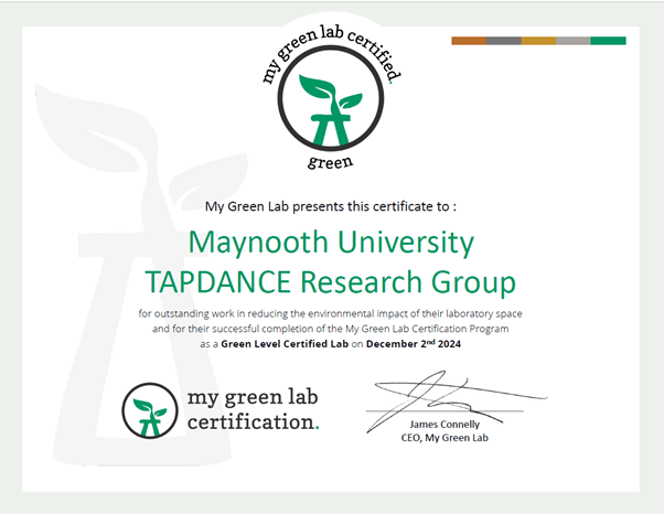 Green Labs certification